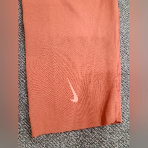 Yoga Asana Luxe Training Bodysuit Ribbed Rust Women's Nike XL Slimming Romper - Picture 11 of 14